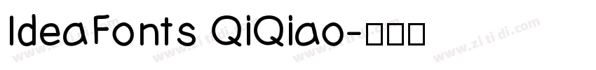 IdeaFonts QiQiao字体转换